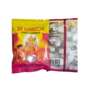 Rs. 5.00/- </br></br>Sri Kamatchi Camphors </br> MRP: Rs. 125.00 /- </br> A pack of 25 pieces.